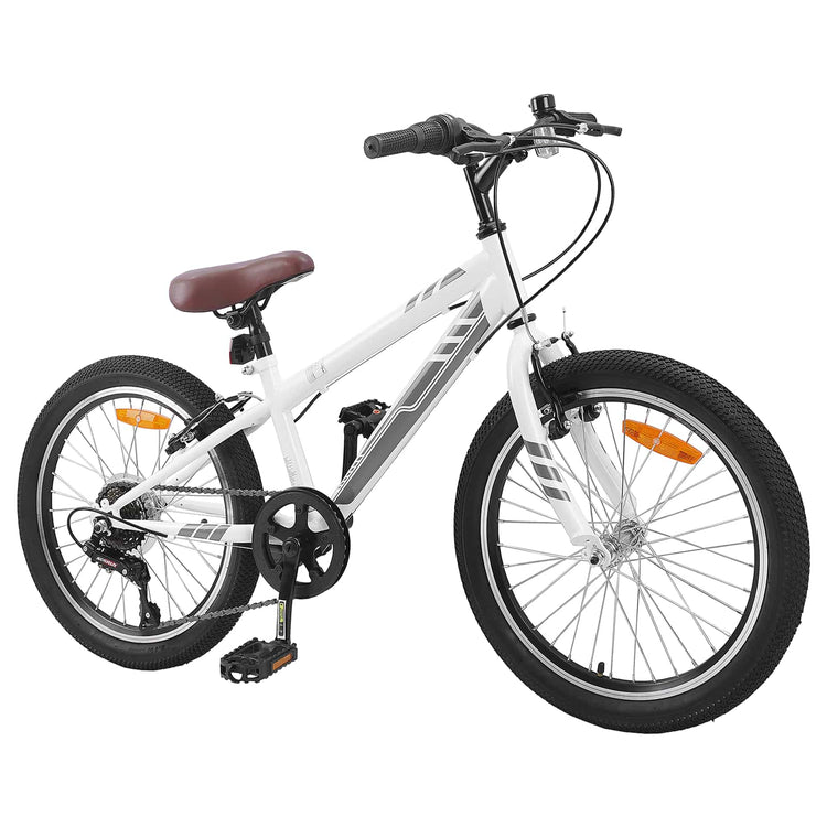 Vidaxl mountainbike 20 inch 6-snelheid voor 5-8 jaar oud wit