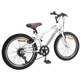 Vidaxl mountainbike 20 inch 6-snelheid voor 5-8 jaar oud wit - afbeelding 3