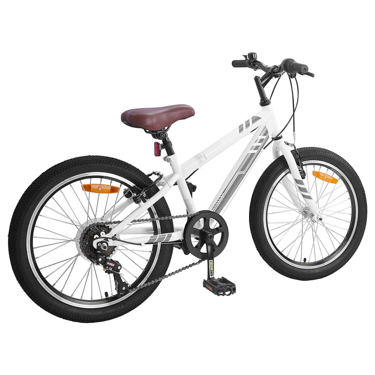 Vidaxl mountainbike 20 inch 6-snelheid voor 5-8 jaar oud wit