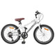 Vidaxl mountainbike 24 inch 6-snelheid voor 8-12 jaar oud wit