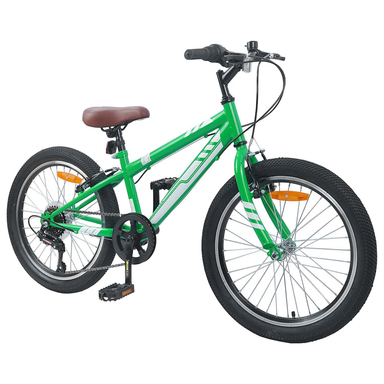 Vidaxl mountainbike 24 inch 6-snelheid voor 8-12 jaar oud groen