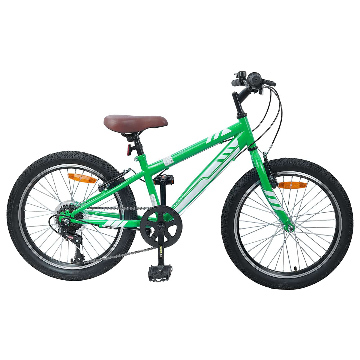 Vidaxl mountainbike 24 inch 6-snelheid voor 8-12 jaar oud groen