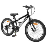 Vidaxl mountainbike 20 inch 6-snelheid voor 5-8 jaar oud zwart - afbeelding 2