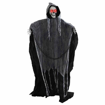 Vidaxl halloween grim reaper zwart 60 x 60 x 155 cm polyester