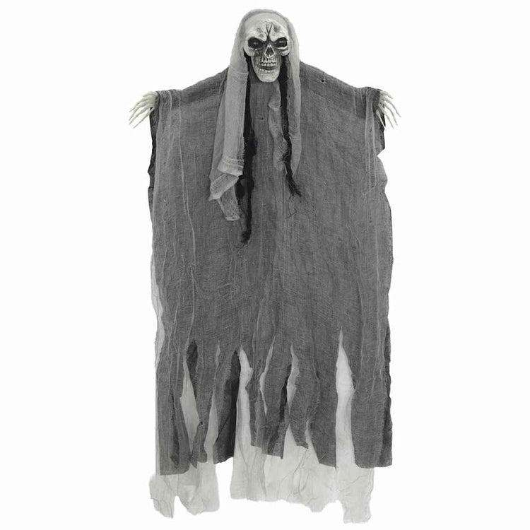 Vidaxl halloween hangende spook 3 st zwart 66 x 110 cm polyester