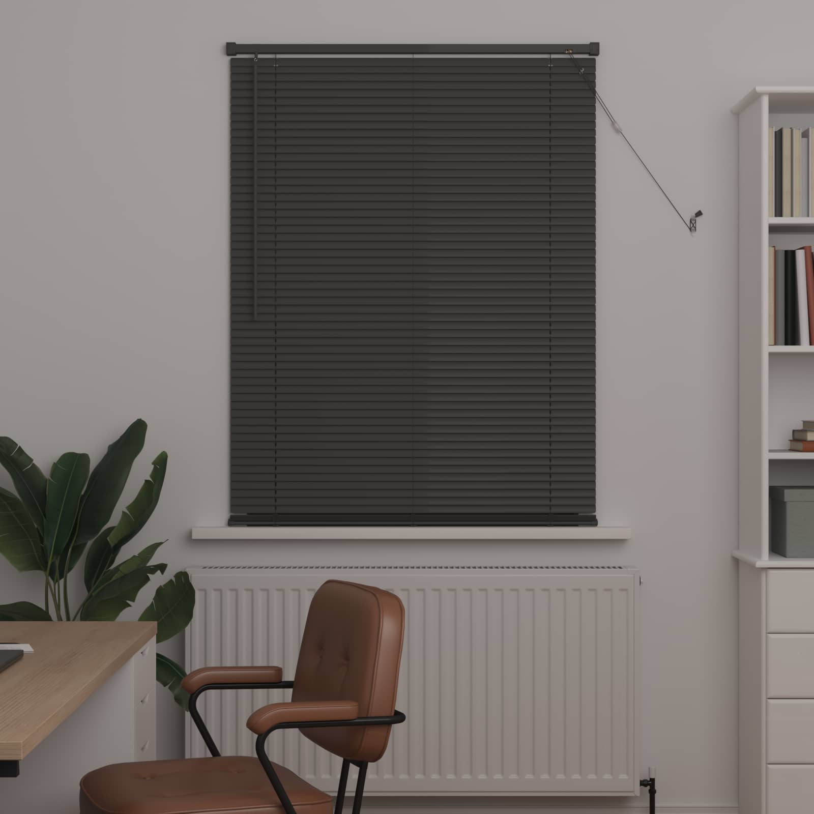 Vidaxl venetiaanse blind verstelbaar zilvergrijs 150 x 100 cm pvc