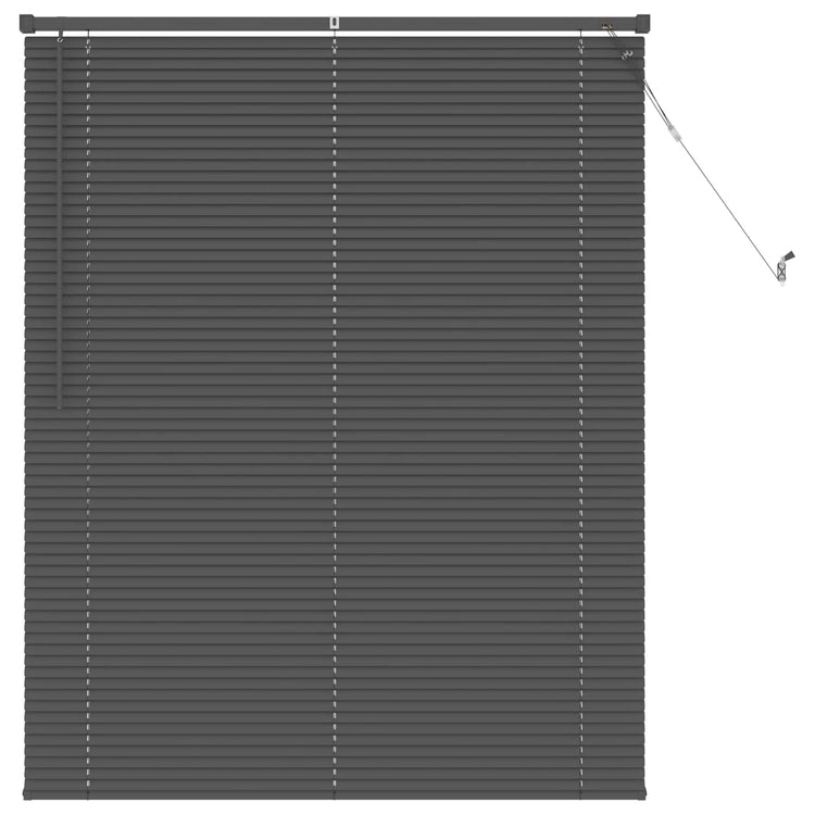Vidaxl venetiaanse jaloezie zilvergrijs 150 x 120 cm 25 mm pvc