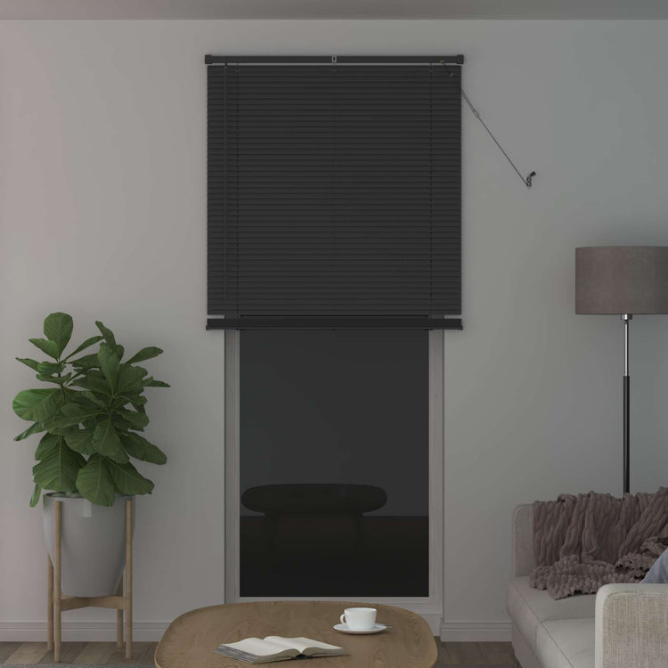 Vidaxl venetiaanse jaloezie zilvergrijs 213 x 80 cm 25 mm pvc
