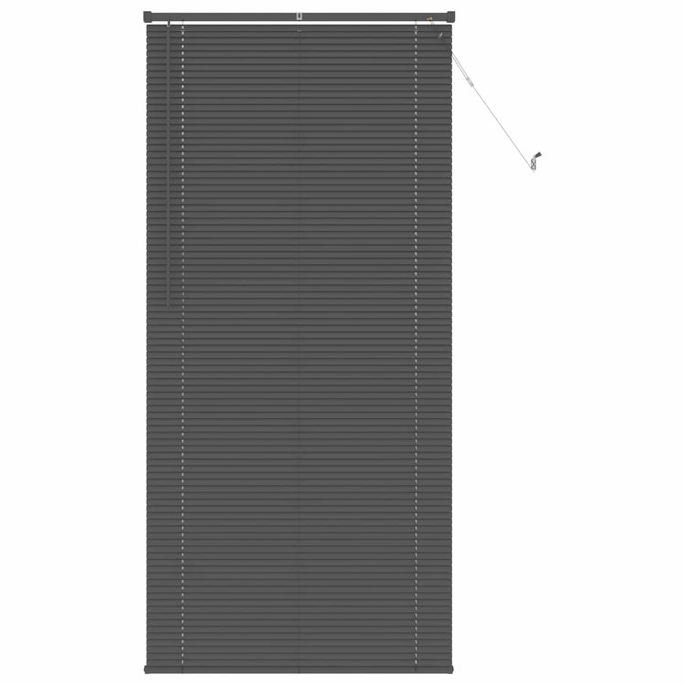 Vidaxl venetiaanse jaloezie zilvergrijs 213 x 90 cm 25 mm pvc