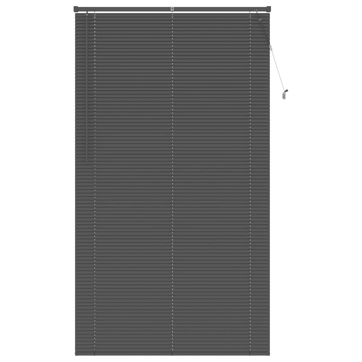 Vidaxl venetiaanse jaloezie zilvergrijs 213 x 110 cm 25 mm pvc