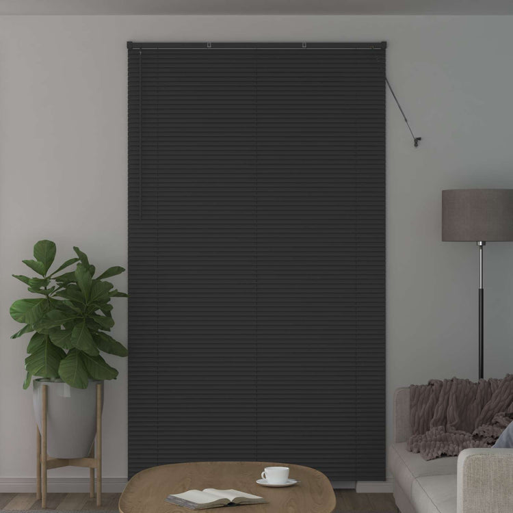 Vidaxl venetiaanse jaloezie zilvergrijs 213 x 160 cm 25 mm pvc
