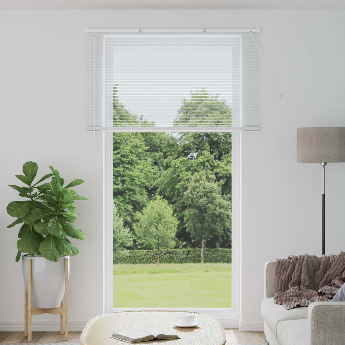 Vidaxl venetiaanse blind verstelbaar wit 213 x 160 cm pvc