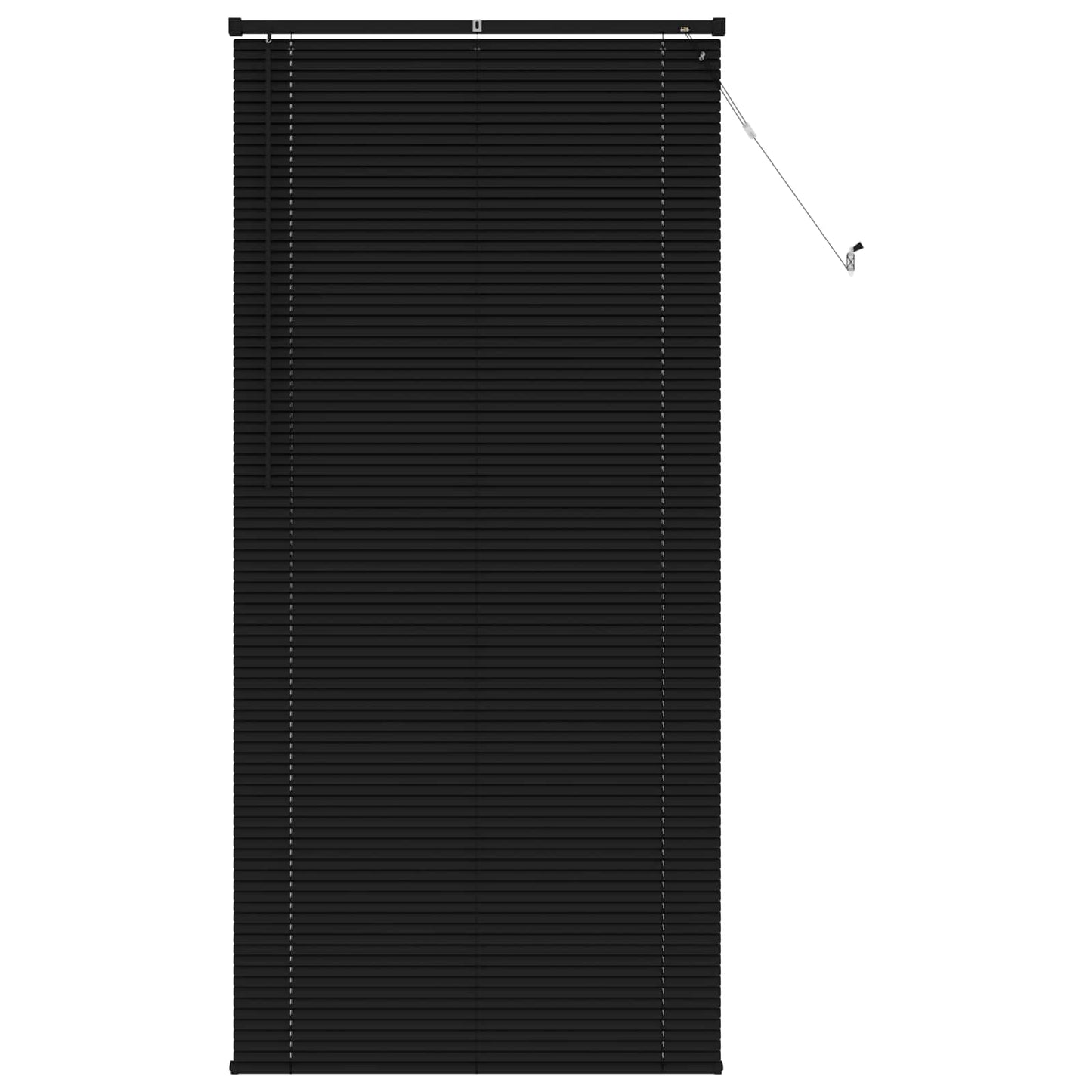 Vidaxl venetiaanse blind verstelbaar zwart 213 x 90 cm pvc