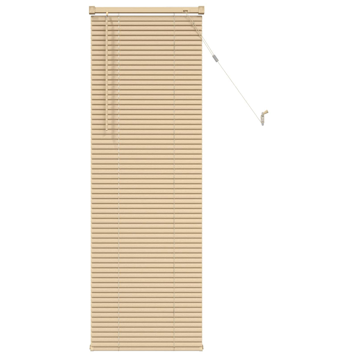 Vidaxl venetiaanse blind lichtbruin met patroon 150 x 40 cm pvc