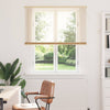 Vidaxl venetiaanse blind lichtbruin met patroon 150 x 110 cm pvc