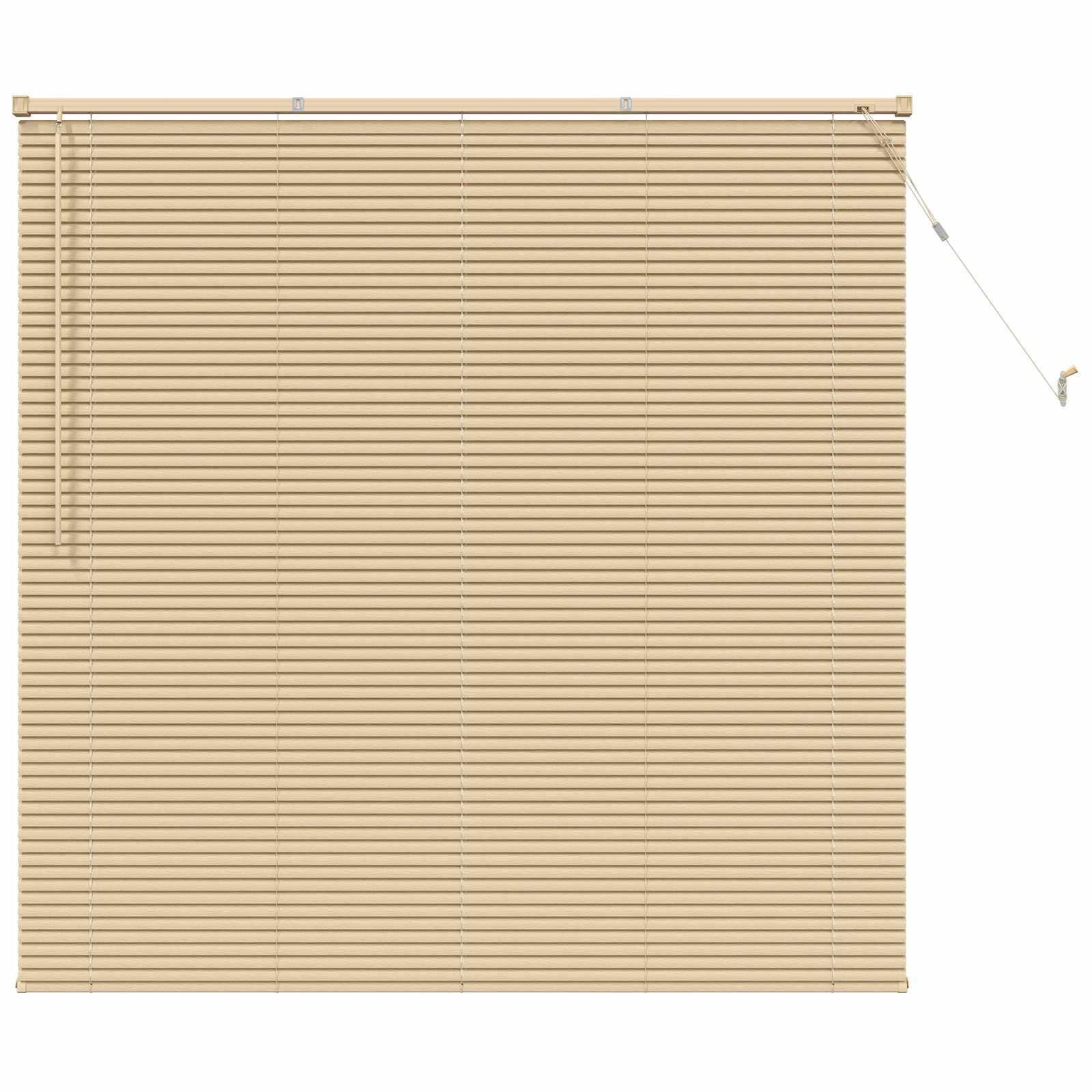 Vidaxl venetiaanse blind lichtbruin met patroon 150 x 160 cm pvc
