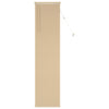 Vidaxl venetiaanse blind lichtbruin met patroon 213 x 60 cm pvc