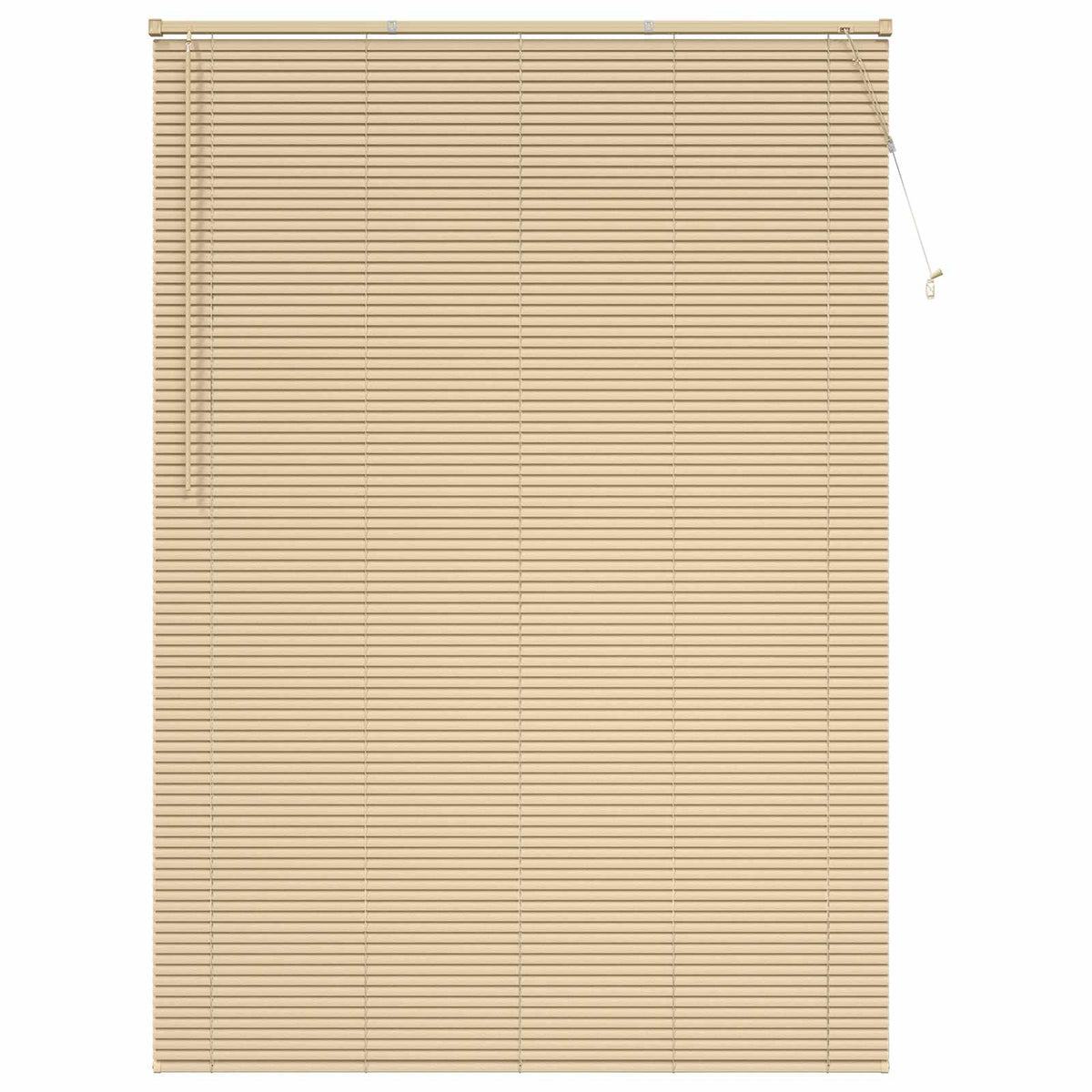Vidaxl venetiaanse blind lichtbruin met patroon 213 x 140 cm pvc