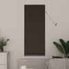 Vidaxl venetiaanse blind donkerbruin met patroon 150 x 40 cm pvc