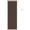 Vidaxl venetiaanse blind donkerbruin met patroon 150 x 50 cm pvc