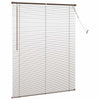 Vidaxl venetiaanse blind donkerbruin met patroon 150 x 110 cm pvc