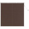 Vidaxl venetiaanse blind donkerbruin met patroon 150 x 140 cm pvc