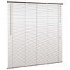 Vidaxl venetiaanse blind donkerbruin met patroon 150 x 150 cm pvc