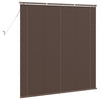 Vidaxl venetiaanse blind donkerbruin met patroon 150 x 150 cm pvc