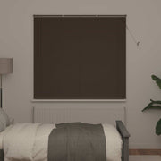 Vidaxl venetiaanse jaloezie donkerbruin 160 x 150 cm 25 mm pvc - afbeelding 3