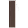 Vidaxl venetiaanse blind donkerbruin met patroon 213 x 60 cm pvc