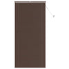 Vidaxl venetiaanse blind donkerbruin met patroon 213 x 70 cm pvc