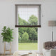 Vidaxl venetiaanse jaloezie donkerbruin met patroon 213 x 110 cm 25 mm