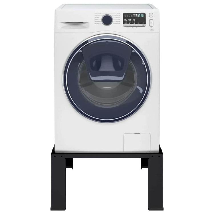Vidaxl wasmachineverhoger zwart 64 x 55 x 32,5 cm staal
