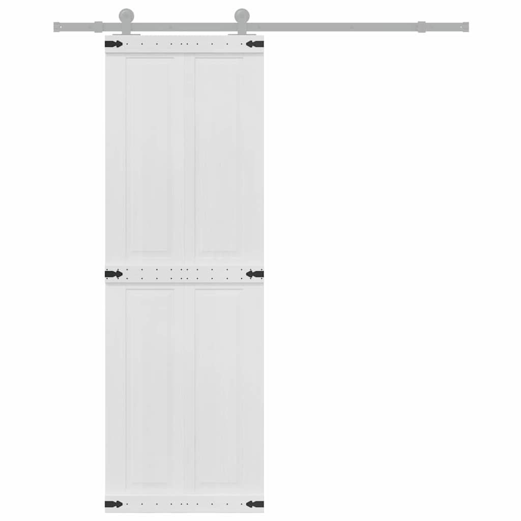 Vidaxl deur corona wit 70 x 210 cm bewerkt hout