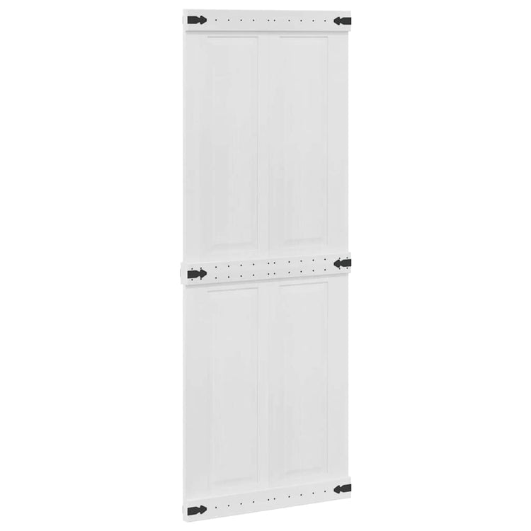 Vidaxl schuifdeur corona 80 x 210 cm massief grenenhout wit