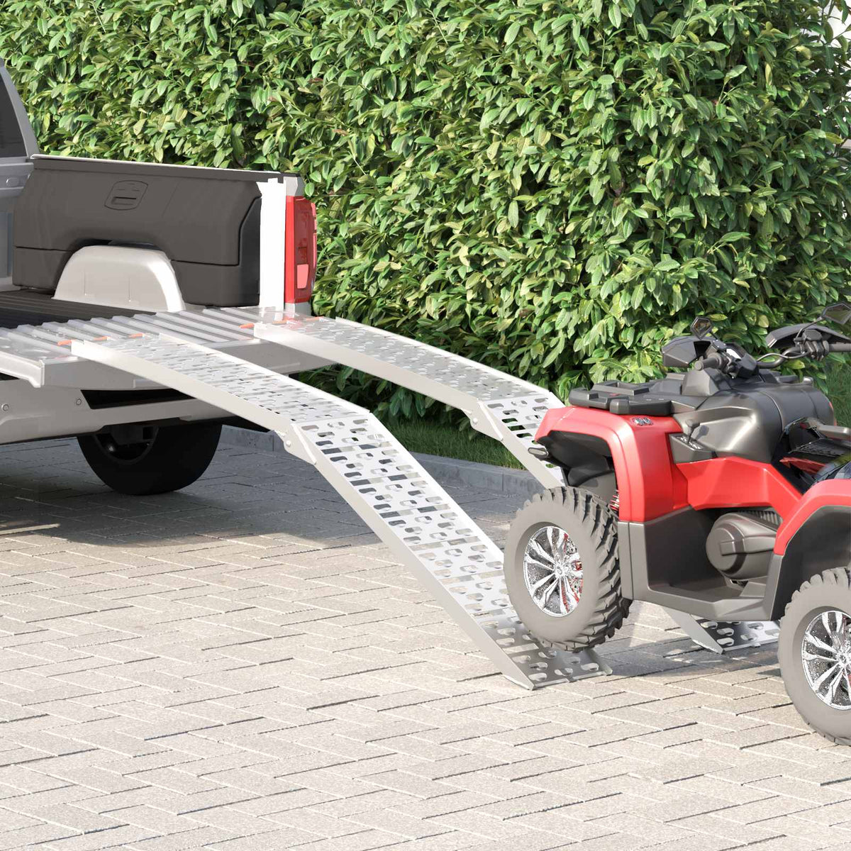 Vidaxl opvouwbare motoroprijplaat 340 kg per oprijplaat 2 stuks