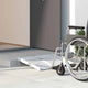 Vidaxl rolstoelhelling 270 kg zilver 270 kg aluminium