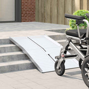 Vidaxl rolstoelhelling 270 kg zilver 270 kg aluminium - afbeelding 3