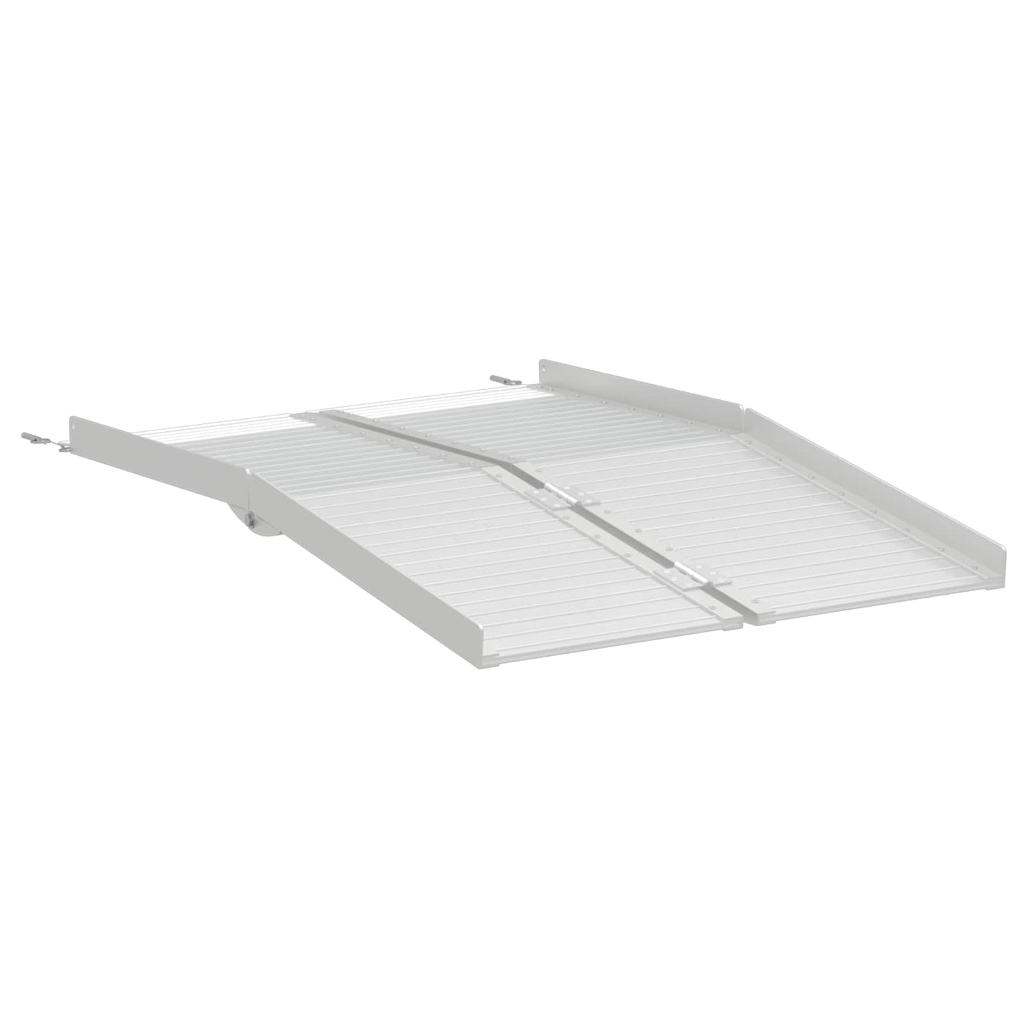 Vidaxl rolstoelhelling 270 kg zilver 92 x 73 x 5 cm aluminium