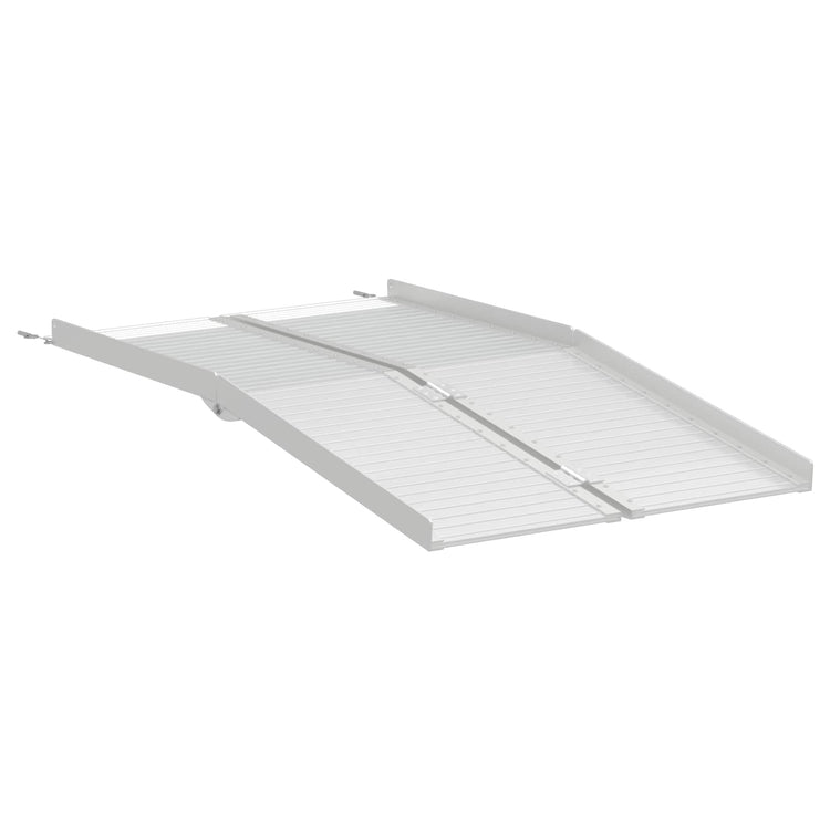 Vidaxl rolstoelhelling 270 kg zilver 270 kg aluminium