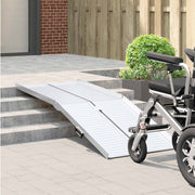 Vidaxl rolstoelhelling 270 kg zilver 92 x 73 x 5 cm aluminium - afbeelding 3