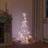 Vidaxl kerstboom meerkleurig 120 cm acryl 100 led's - afbeelding 3