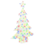 Vidaxl kerstboom meerkleurig 120 cm acryl 100 led's - afbeelding 2