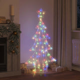 Vidaxl kerstboom meerkleurig 150 cm acryl 160 led's - afbeelding 3