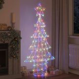 Vidaxl kerstboom meerkleurig 180 cm acryl 240 led's - afbeelding 3