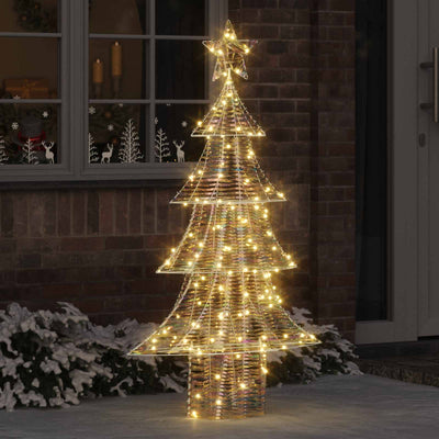 Vidaxl kerstboom met 160 led warmwit 150 cm pet