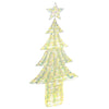 Vidaxl kerstboom met 240 led warmwit 181 cm pet