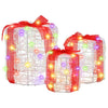 Vidaxl decoratie voor geschenkdoos 3 pcs kleurrijk 20 x 20 x 21 cm
