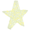 Vidaxl 3d ster met 50 led warmwit 55 x 53,5 x 10 cm acryl