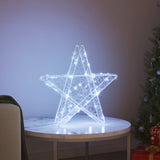 Vidaxl 3d ster 50 led's koudwit 55 x 53,5 x 10 cm acryl - afbeelding 3